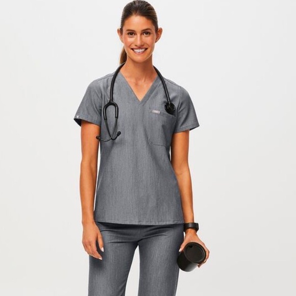 Graphite Figs Catrina scrub top Small - Picture 5 of 9